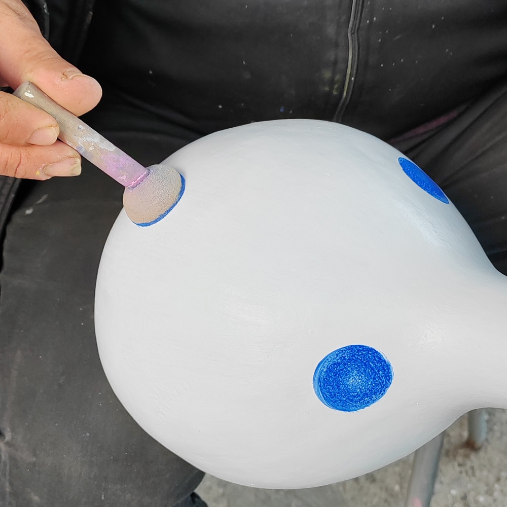 Transformation Of Pumpkin Into Tree Ornament